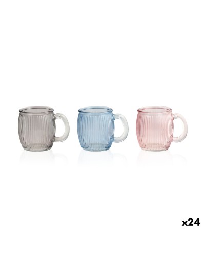 Mok La Mediterránea STRIPES 350 ml (24 Stuks)