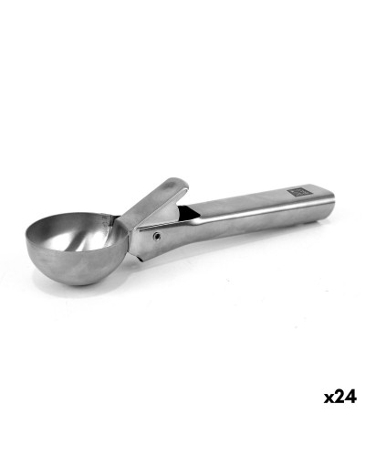Cuchara para Helado My Bar Plateado Acero Inoxidable 19 x 5,7 cm (24 Unidades)