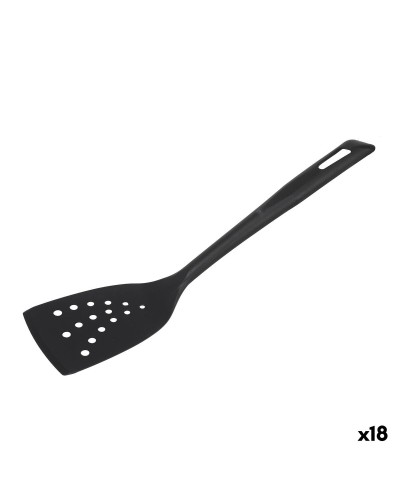 Keukenspatel Quttin PRO Nylon 36 x 8,2 x 5,7 cm Zwart (18 Stuks)
