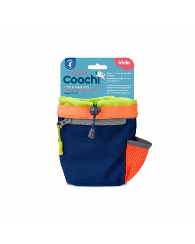 Nécessaire Coachi Train & Treat, Bleu Corail pour Dressage Canins
