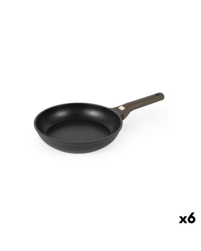 Stekpanna Quttin LEATHER Brun Svart Aluminium Ø 28 cm (6 antal)