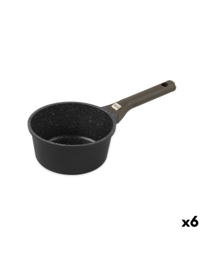 Kastikekattila Quttin LEATHER Ruskea Musta Alumiini Ø 16 cm (6 osaa)