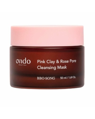 Maschera Detergente per i Pori Ondo Beauty 36.5 PINK CLAY & ROSE PORE 50 ml Argilla Acqua di rose