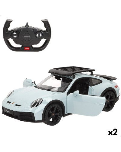 Politiewagen op Afstandsbediening Porsche 32 X 12 X 13 CM (2 Stuks)