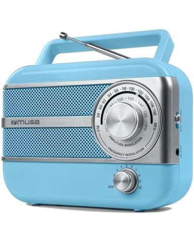 Radio Muse M056AG Blå AM/FM Retro