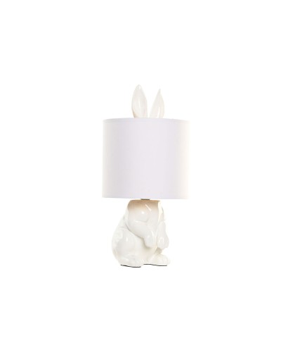 Bureaulamp Home ESPRIT Wit Gouden 50 W 220 V