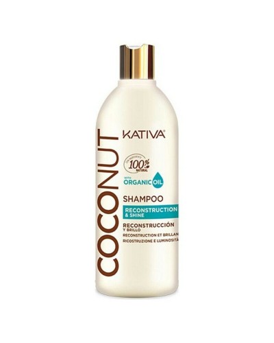 Moisturizing Shampoo Coconut Kativa (500 ml) (500 ml)