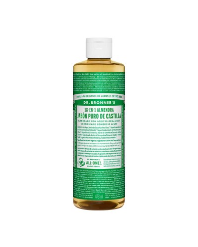 Liquid Soap Dr Bronner's 18 in 1 Almendra 475 ml