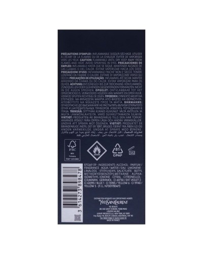 Herrenparfüm YSL Y Pour Homme Eau de Parfum Intense EDP 100 ml