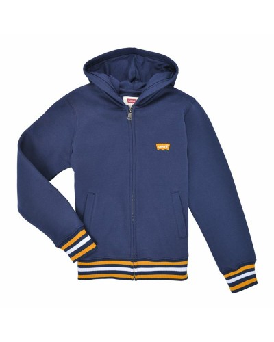 Tröja med huva Unisex Levi's Lvb Varsity Hoodie Blå