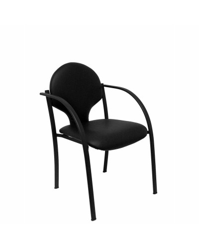 Hellin PYC PACK220NSPNE Black Reception Chair - Modern and Elegant Style

