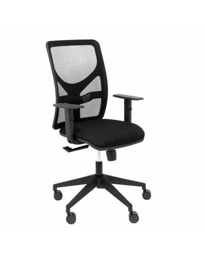 Silla de Oficina Motilla, Negro - Reposacabezas y Soporte Lumbar para Comodidad
