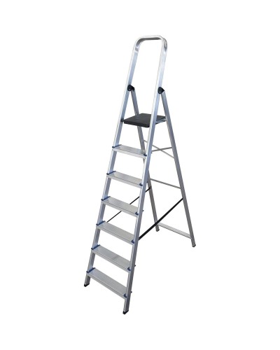 Hopfällbar stege Altipesa Silvrig Aluminium