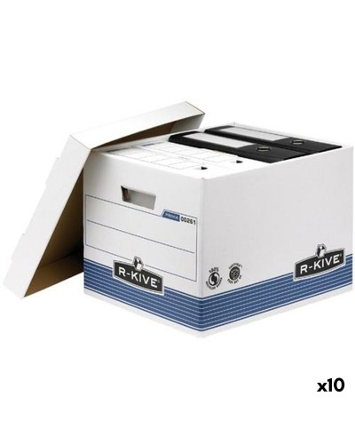 Archiefdoos Fellowes Blauw Wit A4 29,2 x 33,5 x 40,4 cm (10 Stuks)