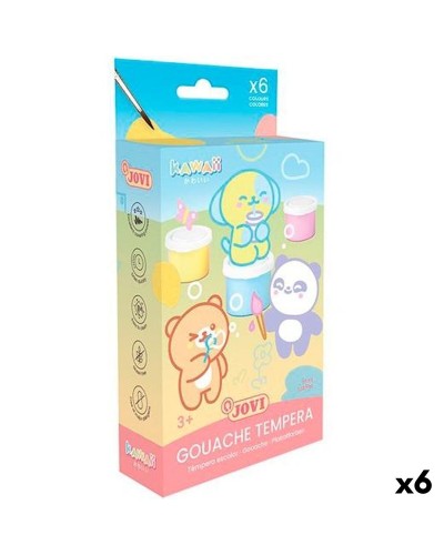 Gouache-maalaus sarja Jovi KAWAII 35 ml 6 Kappaletta (6 osaa)