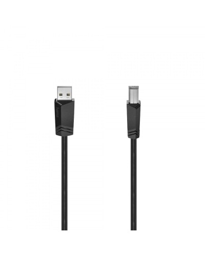Kabel USB 2.0a naar USB B Hama 00200602 Zwart