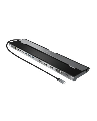 Hub USB j5create JCD543-N Schwarz Schwarz, Silbern 5 W