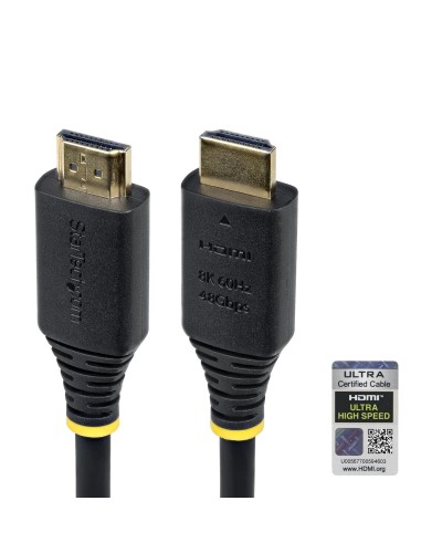 HDMI Cable Startech HDMI21-CBL-8K60-50CM Black