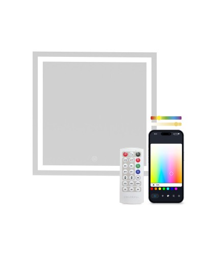 Miroir de salle de bains avec lumière LED KSIX Aqua E 36 W 1300 lm