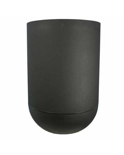 Vase Riss Noir Rond, Ø 50 cm, Plastique Résistant
