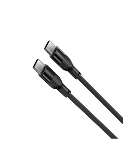 USB Cable KSIX Black 1 m