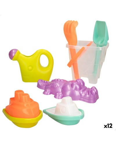 Beach toys set Colorbaby 18 x 17 x 18 cm (12 Units)