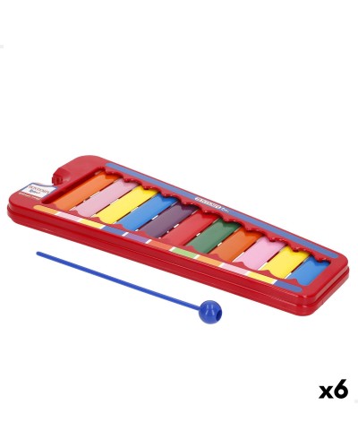 Xylofoon Bontempi Metaal Plastic 31 X 2 X 13 CM (6 Stuks)