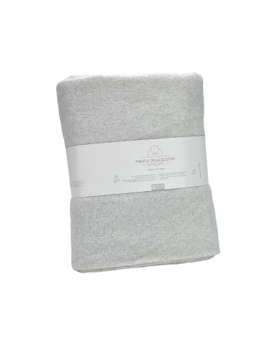 Coperta Morbida Alexandra House Living Lares Grigio Perla, 125x180 cm