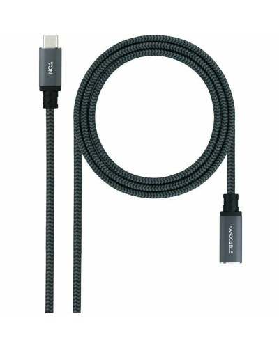 USB-kabel NANOCABLE USB 3.2 GEN2x2 100W C/M-H Svart 2 m