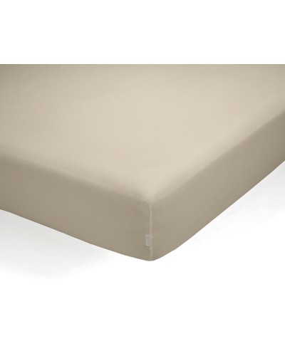 Fitted Sheet Alexandra House Living QUTUN Taupé, 200 x 200 cm, Indestructible and Hypoallergenic
