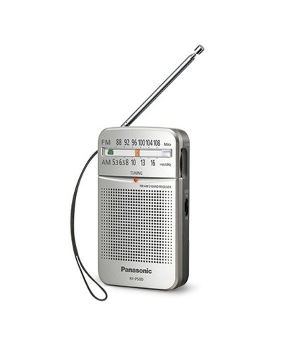Radio Transistor Panasonic RF-P50DEG-S Rouge Argenté