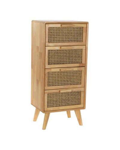 Caisson à Tiroirs DKD Home Decor Caoutchouc Rotin (40 x 30 x 90 cm)