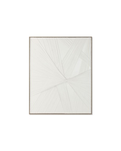 Cuadro Home ESPRIT Blanco Abstracto Urbano 123,5 x 5 x 153,5 cm