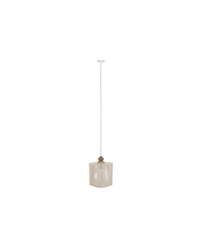 Deckenlampe Home ESPRIT Braun Beige Mango-Holz 60 W 40 x 40 x 53 cm