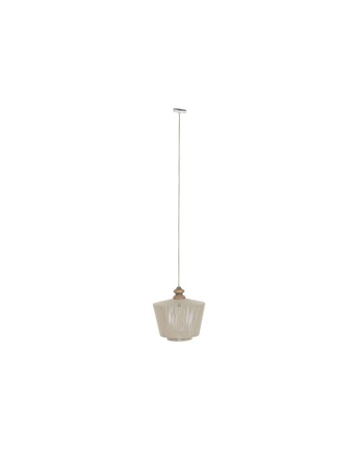 Taklampa Home ESPRIT Brun Beige Mangoträ 60 W 51 X 51 X 54 CM