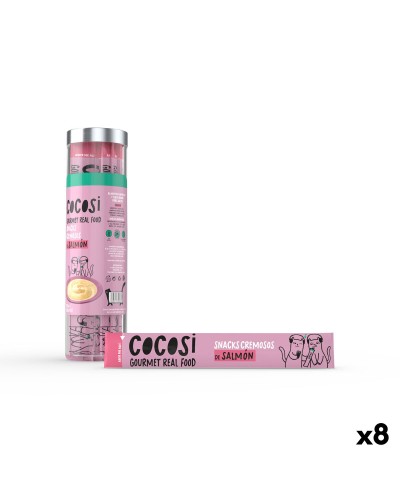 Snacks Cocosi Gourmet Real Food Salmone 10 Pezzi (8 Unità)