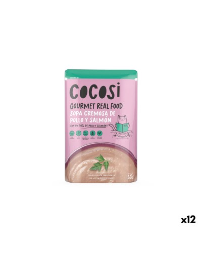 Kattenvoer Cocosi Gourmet Real Food 40 g Zalm 12 Stuks
