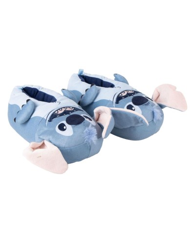 Slippers Voor in Huis Stitch Blauw