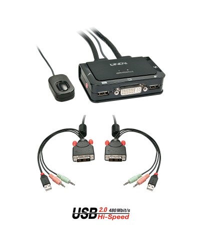 KVM-Brytare LINDY 42341