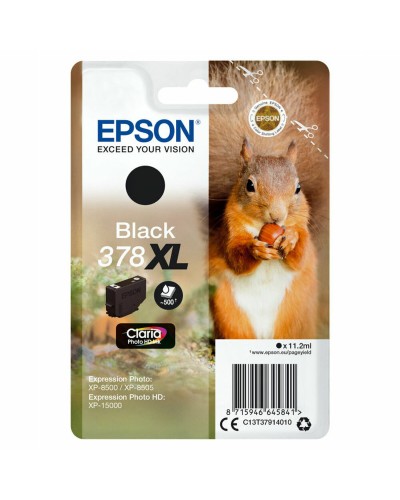 Alkunperäinen mustepatruuna Epson C13T37914010 Musta