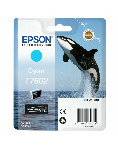 Cartucho de Tinta Original Epson C13T76024010 Cian