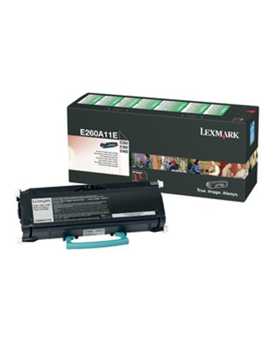 Väriaine Lexmark E260A11E Musta