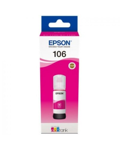 Cartucho de Tinta Compatible Epson 106 EcoTank Magenta ink bottle 70 ml Magenta