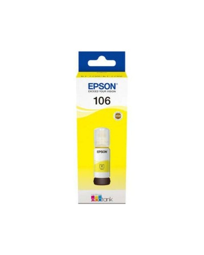 Compatibele inktcartridge Epson 106 EcoTank Yellow ink bottle 70 ml Geel