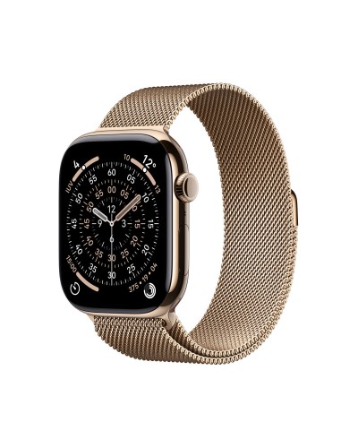 Montre intelligente Apple MFD74QL/A Titane Doré 46 mm