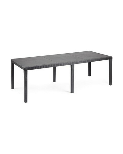 Table Gris Anthracite Résine Plastique