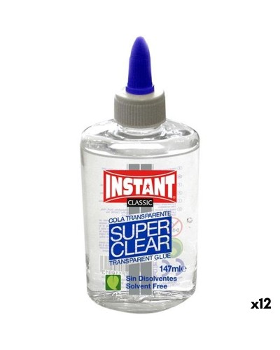 Secondenlijm INSTANT SUPERCLEAR 147 ml (12 Stuks)