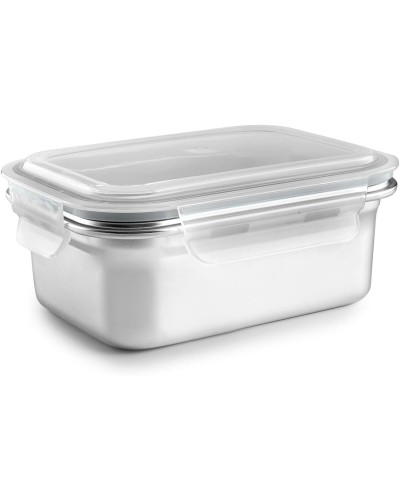 Lunchbox Ibili 669308 Zilverkleurig Roestvrij staal Rechthoekig 800 ml