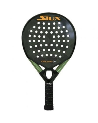 Pala de Pádel Siux Trilogy Pro 5 2025 Negro Verde Carbono EVA