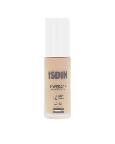 Liquid Make Up Base Isdin COVERAGE Nº 2.0 Beige Spf 50 30 g